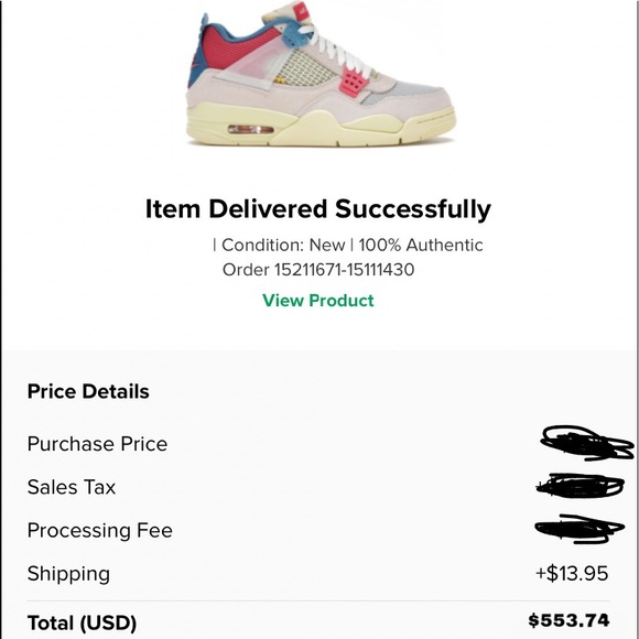 Jordan 4 Union guava - Picture 10 of 10